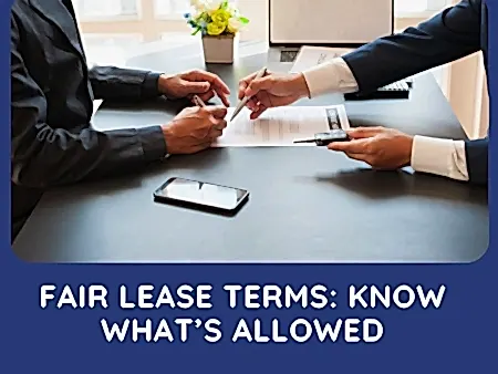 Fair Lease Terms: Know What’s Allowed